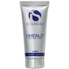 Silver tube of iS Clinical SHEALD Recovery Balm with blue logo and text on white background